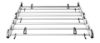 Picture of Van Guard ULTI Rack+ (Aluminium) - 6 Bar Roof Rack for Peugeot Boxer 2006-Onwards | L2 | H2 | Twin Rear Doors | VGUR-211