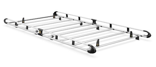 Picture of Van Guard ULTI Rack+ (Aluminium) - 7 Bar Roof Rack for Peugeot Boxer 2006-Onwards | L3 | H2 | Twin Rear Doors | VGUR-212