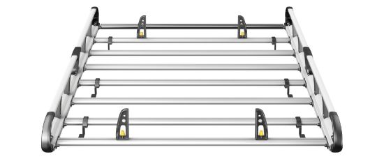 Picture of Van Guard ULTI Rack+ (Aluminium) - 5 Bar Roof Rack for Citroen Dispatch 2007-2016 | L2 | H1 | Twin Rear Doors | VGUR-221
