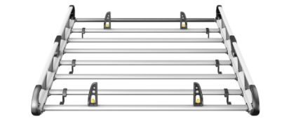 Picture of Van Guard ULTI Rack+ (Aluminium) - 5 Bar Roof Rack for Fiat Scudo 2007-2016 | L2 | H1 | Twin Rear Doors | VGUR-221
