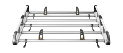 Picture of Van Guard ULTI Rack+ (Aluminium) - 5 Bar Roof Rack for Citroen Berlingo 2008-2018 | L1 | H1 | Twin Rear Doors | VGUR-234