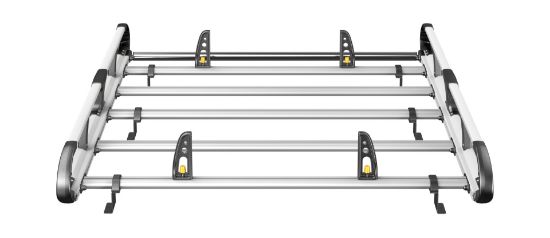 Picture of Van Guard ULTI Rack+ (Aluminium) - 5 Bar Roof Rack for Citroen Berlingo 2008-2018 | L1 | H1 | Twin Rear Doors | VGUR-234