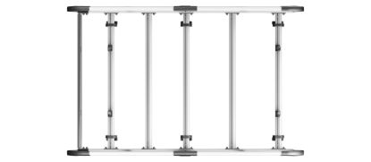 Picture of Van Guard ULTI Rack+ (Aluminium) - 5 Bar Roof Rack for Citroen Berlingo 2008-2018 | L1 | H1 | Twin Rear Doors | VGUR-234