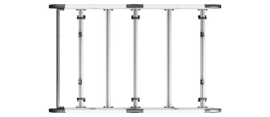 Picture of Van Guard ULTI Rack+ (Aluminium) - 5 Bar Roof Rack for Citroen Berlingo 2008-2018 | L1 | H1 | Twin Rear Doors | VGUR-234