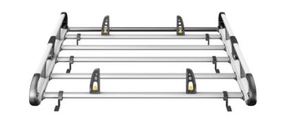Picture of Van Guard ULTI Rack+ (Aluminium) - 5 Bar Roof Rack for Peugeot Partner 2008-2018 | L1 | H1 | Twin Rear Doors | VGUR-234