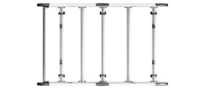 Picture of Van Guard ULTI Rack+ (Aluminium) - 5 Bar Roof Rack for Peugeot Partner 2008-2018 | L1 | H1 | Twin Rear Doors | VGUR-234