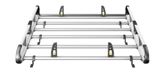 Picture of Van Guard ULTI Rack+ (Aluminium) - 5 Bar Roof Rack for Citroen Berlingo 2008-2018 | L2 | H1 | Twin Rear Doors | VGUR-235