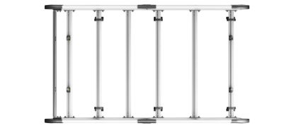 Picture of Van Guard ULTI Rack+ (Aluminium) - 5 Bar Roof Rack for Citroen Berlingo 2008-2018 | L2 | H1 | Twin Rear Doors | VGUR-235