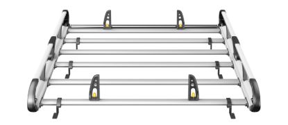 Picture of Van Guard ULTI Rack+ (Aluminium) - 5 Bar Roof Rack for Peugeot Partner 2008-2018 | L2 | H1 | Twin Rear Doors | VGUR-235