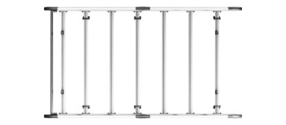 Picture of Van Guard ULTI Rack+ (Aluminium) - 6 Bar Roof Rack for Volkswagen Crafter 2006-2017 | L1 | H2 | Twin Rear Doors | VGUR-237