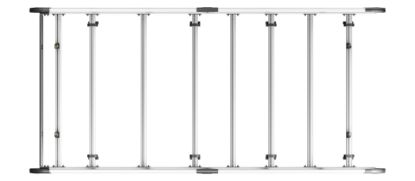 Picture of Van Guard ULTI Rack+ (Aluminium) - 7 Bar Roof Rack for Volkswagen Crafter 2006-2017 | L2 | H2 | Twin Rear Doors | VGUR-239
