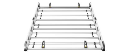 Picture of Van Guard ULTI Rack+ (Aluminium) - 9 Bar Roof Rack for Volkswagen Crafter 2006-2017 | L3 | H2 | Twin Rear Doors | VGUR-240