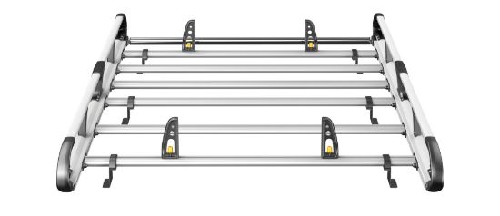 Picture of Van Guard ULTI Rack+ (Aluminium) - 5 Bar Roof Rack for Vauxhall Combo 2012-2018 | L2 | H1 | Twin Rear Doors | VGUR-243