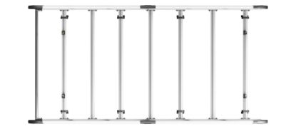 Picture of Van Guard ULTI Rack+ (Aluminium) - 7 Bar Roof Rack for Vauxhall Movano 2010-2021 | L2 | H2 | Twin Rear Doors | VGUR-244