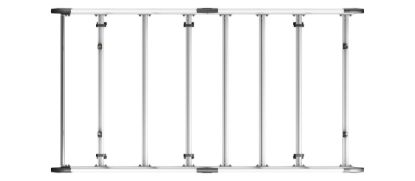 Picture of Van Guard ULTI Rack+ (Aluminium) - 6 Bar Roof Rack for Ford Transit Custom 2013-2023 | L1 | H1 | Twin Rear Doors | VGUR-250