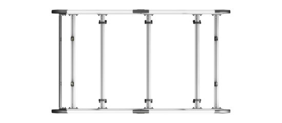 Picture of Van Guard ULTI Rack+ (Aluminium) - 5 Bar Roof Rack for Ford Transit Custom 2013-2023 | L1 | H2 | Twin Rear Doors | VGUR-252