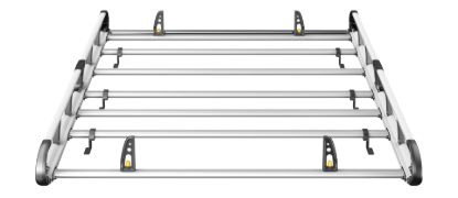 Picture of Van Guard ULTI Rack+ (Aluminium) - 6 Bar Roof Rack for Ford Transit 2014-Onwards | L2 | H2 | Twin Rear Doors | VGUR-256