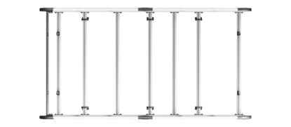Picture of Van Guard ULTI Rack+ (Aluminium) - 6 Bar Roof Rack for Ford Transit 2014-Onwards | L2 | H2 | Twin Rear Doors | VGUR-256