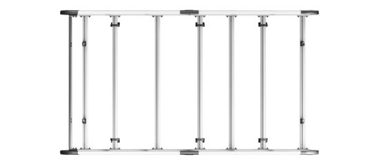 Picture of Van Guard ULTI Rack+ (Aluminium) - 6 Bar Roof Rack for Ford Transit 2014-Onwards | L2 | H3 | Twin Rear Doors | VGUR-257