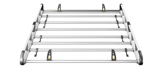 Picture of Van Guard ULTI Rack+ (Aluminium) - 7 Bar Roof Rack for Ford Transit 2014-Onwards | L3 | H2 | Twin Rear Doors | VGUR-258