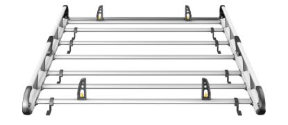 Picture of Van Guard ULTI Rack+ (Aluminium) - 6 Bar Roof Rack for Ford Transit 2014-Onwards | L3 | H3 | Twin Rear Doors | VGUR-259