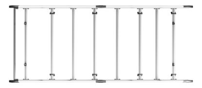 Picture of Van Guard ULTI Rack+ (Aluminium) - 7 Bar Roof Rack for Ford Transit 2014-Onwards | L4 | H3 | Twin Rear Doors | VGUR-260