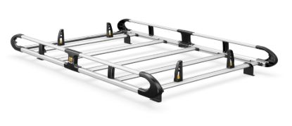 Van Guard ULTI Rack+ (Aluminium) - 4 Bar Roof Rack for Ford Transit Courier 2014-2023 | L1 | H1 | Twin Rear Doors