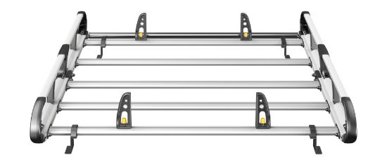 Picture of Van Guard ULTI Rack+ (Aluminium) - 4 Bar Roof Rack for Ford Transit Courier 2014-2023 | L1 | H1 | Twin Rear Doors | VGUR-261