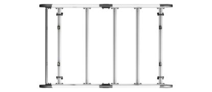 Picture of Van Guard ULTI Rack+ (Aluminium) - 4 Bar Roof Rack for Ford Transit Courier 2014-2023 | L1 | H1 | Twin Rear Doors | VGUR-261