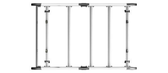 Picture of Van Guard ULTI Rack+ (Aluminium) - 4 Bar Roof Rack for Ford Transit Courier 2014-2023 | L1 | H1 | Twin Rear Doors | VGUR-261