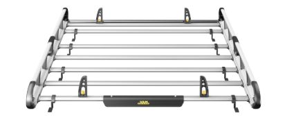 Picture of Van Guard ULTI Rack+ (Aluminium) - 6 Bar Roof Rack for Renault Trafic 2014-Onwards | L1 | H1 | Twin Rear Doors | VGUR-262