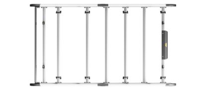 Picture of Van Guard ULTI Rack+ (Aluminium) - 6 Bar Roof Rack for Renault Trafic 2014-Onwards | L1 | H1 | Twin Rear Doors | VGUR-262