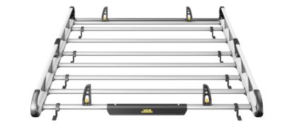 Picture of Van Guard ULTI Rack+ (Aluminium) - 7 Bar Roof Rack for Renault Trafic 2014-Onwards | L2 | H1 | Twin Rear Doors | VGUR-263