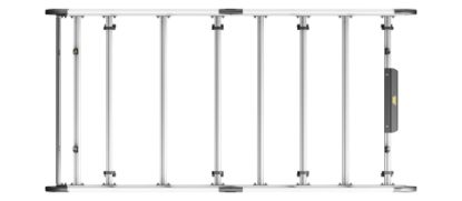 Picture of Van Guard ULTI Rack+ (Aluminium) - 7 Bar Roof Rack for Vauxhall Vivaro 2014-2019 | L2 | H1 | Twin Rear Doors | VGUR-263