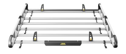 Picture of Van Guard ULTI Rack+ (Aluminium) - 6 Bar Roof Rack for Nissan Primastar 2022-Onwards | L1 | H1 | Tailgate | VGUR-264