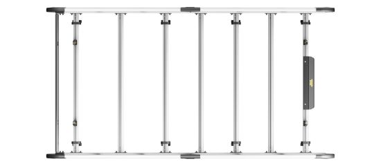 Picture of Van Guard ULTI Rack+ (Aluminium) - 7 Bar Roof Rack for Nissan Primastar 2022-Onwards | L2 | H1 | Tailgate | VGUR-265