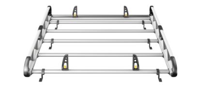 Picture of Van Guard ULTI Rack+ (Aluminium) - 5 Bar Roof Rack for Nissan Primastar 2022-Onwards | L2 | H2 | Twin Rear Doors | VGUR-267