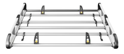Picture of Van Guard ULTI Rack+ (Aluminium) - 4 Bar Roof Rack for Peugeot Expert 2016-Onwards | L1 | H1 | Twin Rear Doors | VGUR-271