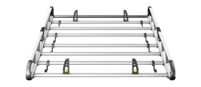 Picture of Van Guard ULTI Rack+ (Aluminium) - 5 Bar Roof Rack for Citroen Dispatch 2016-Onwards | L3 | H1 | Twin Rear Doors | VGUR-273