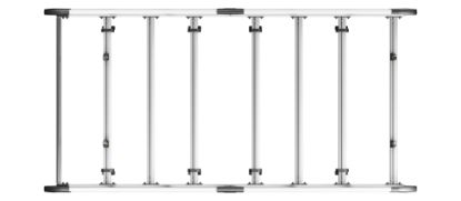 Picture of Van Guard ULTI Rack+ (Aluminium) - 5 Bar Roof Rack for Vauxhall Vivaro 2019-Onwards | L2 | H1 | Twin Rear Doors | VGUR-273