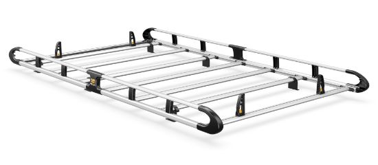Picture of Van Guard ULTI Rack+ (Aluminium) - 6 Bar Roof Rack for Ford Transit Custom 2013-2023 | L1 | H1 | Tailgate | VGUR-274