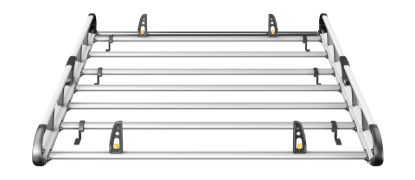 Picture of Van Guard ULTI Rack+ (Aluminium) - 6 Bar Roof Rack for Ford Transit Custom 2013-2023 | L1 | H1 | Tailgate | VGUR-274