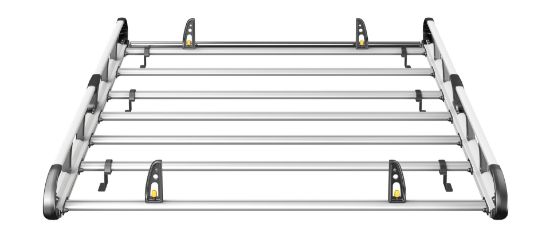 Picture of Van Guard ULTI Rack+ (Aluminium) - 6 Bar Roof Rack for Ford Transit Custom 2013-2023 | L1 | H1 | Tailgate | VGUR-274