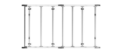 Picture of Van Guard ULTI Rack+ (Aluminium) - 6 Bar Roof Rack for Ford Transit Custom 2013-2023 | L1 | H1 | Tailgate | VGUR-274