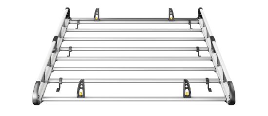 Picture of Van Guard ULTI Rack+ (Aluminium) - 6 Bar Roof Rack for Ford Transit Custom 2013-2023 | L2 | H1 | Tailgate | VGUR-275