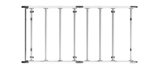 Picture of Van Guard ULTI Rack+ (Aluminium) - 6 Bar Roof Rack for Ford Transit Custom 2013-2023 | L2 | H1 | Tailgate | VGUR-275