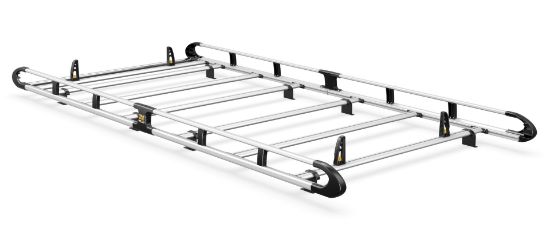 Picture of Van Guard ULTIRack+ Roof Rack with 4 Load Stops for MAN TGE 2017-Onwards | L3 | H2 | Twin Rear Doors | VGUR-279