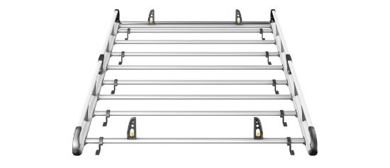 Picture of Van Guard ULTI Rack+ (Aluminium) - 8 Bar Roof Rack for MAN TGE 2017-Onwards | L4 | H3 | Twin Rear Doors | VGUR-281