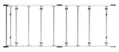 Picture of Van Guard ULTI Rack+ (Aluminium) - 8 Bar Roof Rack for MAN TGE 2017-Onwards | L4 | H3 | Twin Rear Doors | VGUR-281