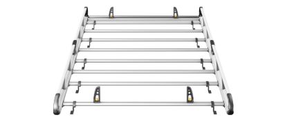 Picture of Van Guard ULTI Rack+ (Aluminium) - 8 Bar Roof Rack for Volkswagen Crafter 2017-Onwards | L4 | H3 | Twin Rear Doors | VGUR-281